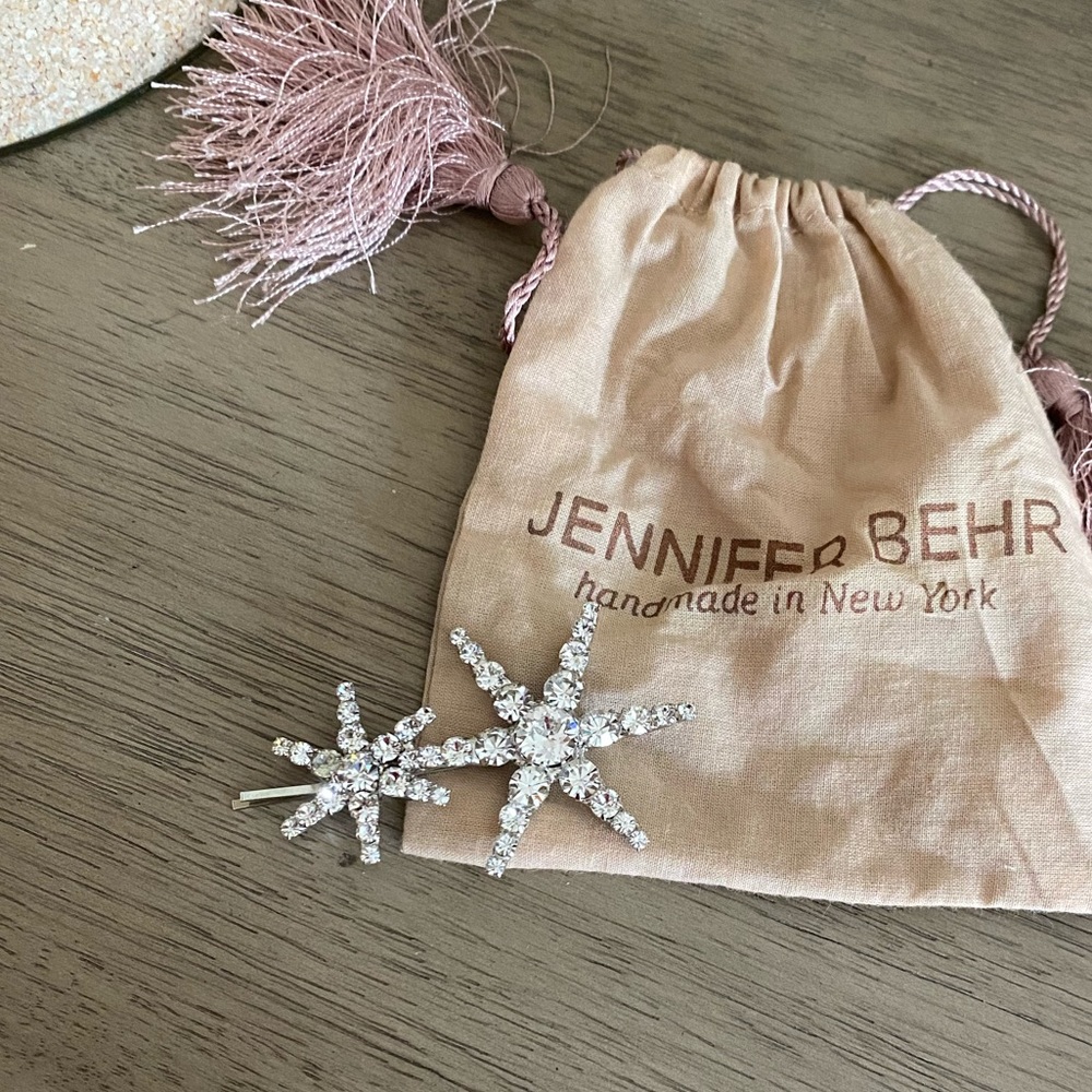 Jennifer Behr Venus Bobby pin in silver